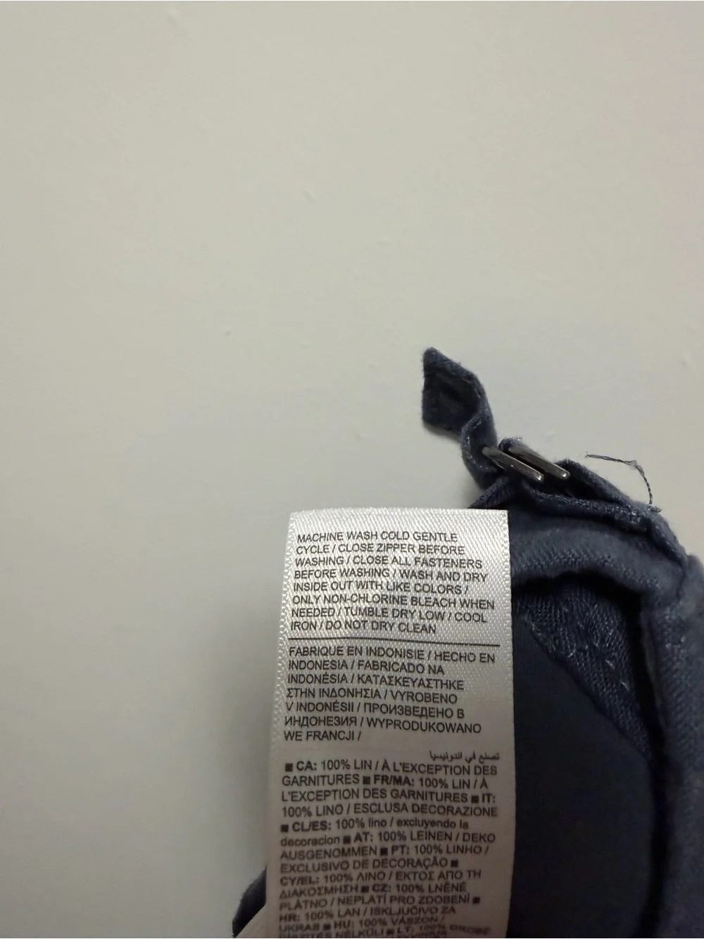 Athleta Voyager 100% Linen Short Blue Womens Size 8
